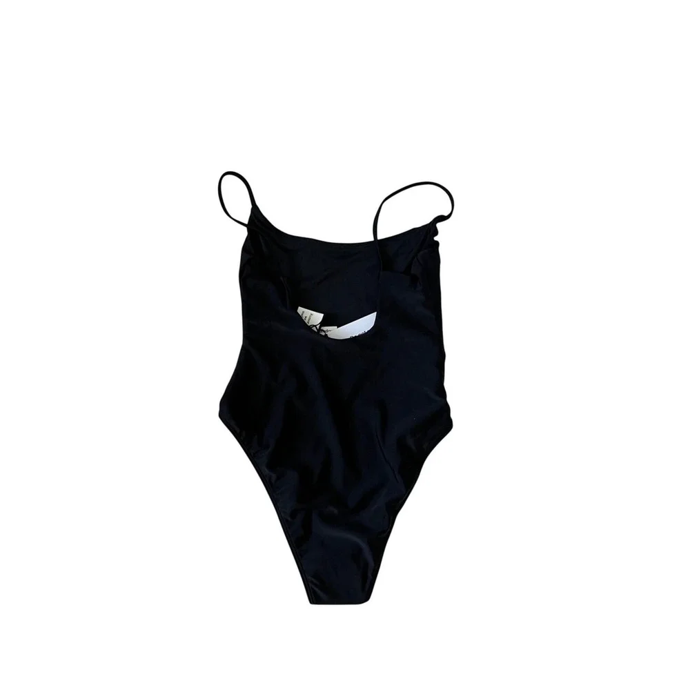 NWT RUMORED Minimal One-Piece Swimsuit in‎ Black XL